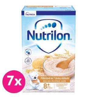 Nutrilon Obilno-mliečna kaša piškótová so 7 druhmi obilnín 8+ 7 x 225 g