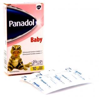 Panadol Baby čapíky 10 x 125 mg