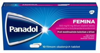 Panadol Femina tablety 10 x 500 mg / 10 mg