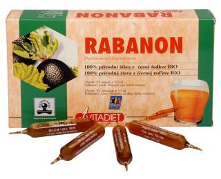 Rabanon 100% šťava Čierna reďkev 20x10 ml