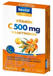 Revital Premium Vitamín C 500 mg s rakytníkom 30 kapsúl