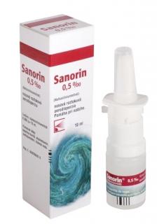 Sanorin 0,5‰ sprej 10 ml/5mg