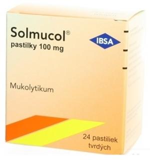 Solmucol pastilky 100 mg 24 ks