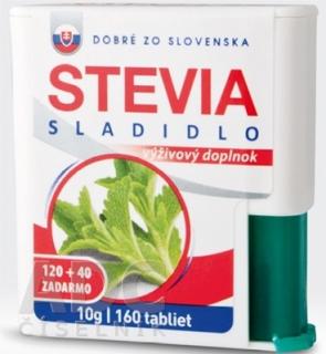 Stevia sladidlo dávkovačom 160 tabliet