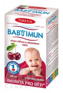 Terezia Company Baby Imun sirup s hlivou a rakytníkom višna 100 ml