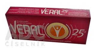 Veral tablety 30x25 mg