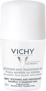 Vichy deodorant Sensitive roll-on pre citlivú pokožku 50 ml