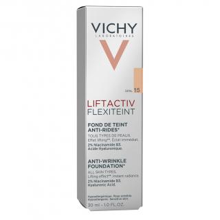 Vichy Liftactiv Flexiteint tekutý make-up s liftingovým účinkem SPF20 15 Opal 30 ml
