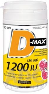 Vitabalans D-max 1200 IU žuvacie tablety 90 ks