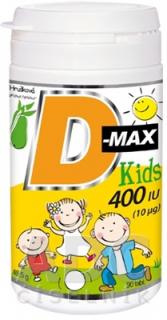 Vitabalans D-max Kids 400 IU žuvacie tablety 90 ks