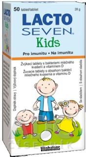 Vitabalans LactoSeven Kids žuvacie tablety 50 ks