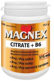 Vitabalans Magnex Citrate + B6 375 mg 100 tabliet