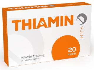 Vulm Thiamin - vitamín B1 50 mg 20 tabliet