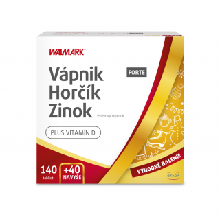 Walmark Vápnik Horčík Zinok FORTE PROMO 2020 180 tabliet