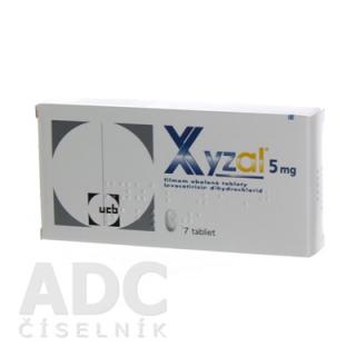 Xyzal 5 mg 7 tabliet