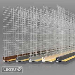 OKENNÁ ZAČISŤOVACIA APO LIŠTA LS-VHL COLOR Vyberte farbu: Svetlo sivá RAL 7047