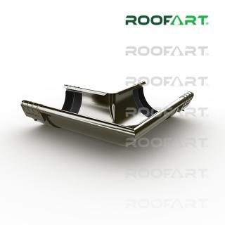 ROOFART vonkajší roh so spojkami 90° Veľkosť odkvapu: 125/87mm