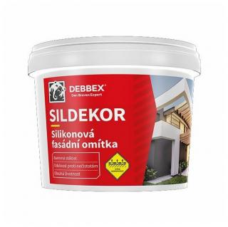 SILIKÓNOVÁ FASÁDNA OMIETKA SILDEKOR BIELA 25 kg Štruktúra: 1.5 mm škrabaná (točená)