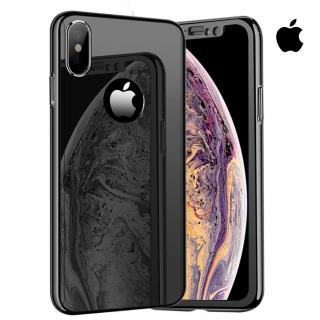 Chrómove púzdro Roybens Premium pre Apple iPhone - Čierne  + darček tvrdené sklo Iphone: 8, 7