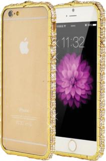 Diamond Bumper iPhone - Gold (SE, 5s, 5)  + Ďaľší obal ako prekvapenie Iphone: SE, 5s, 5