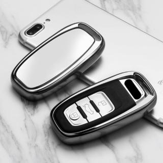 Luxria Car Key Case I - Ochranný obal pre klúče značky Audi (2) Farba: Strieborná