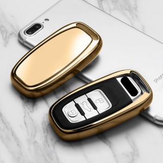 Luxria Car Key Case I - Ochranný obal pre klúče značky Audi (2) Farba: Zlatá