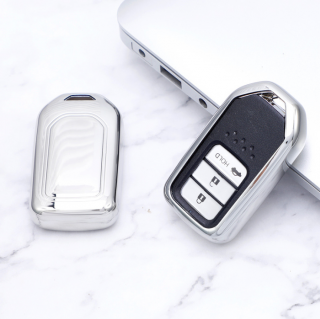 Luxria Car Key Case I - Ochranný obal pre klúče značky Honda Farba: Strieborná