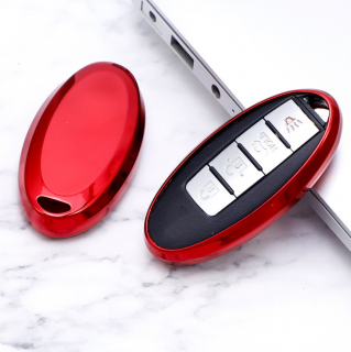 Luxria Car Key Case I - Ochranný obal pre klúče značky Nissan Farba: Červená