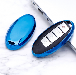 Luxria Car Key Case I - Ochranný obal pre klúče značky Nissan Farba: Modrá