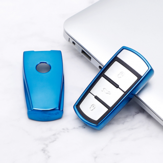 Luxria Car Key Case I - Ochranný obal pre klúče značky VW Farba: Modrá