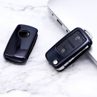 Luxria Car Key Case I - Ochranný obal pre klúče značky VW, Skoda, Seat (1) Farba: Čierna