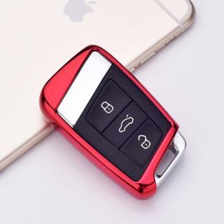 Luxria Car Key Case I - Ochranný obal pre klúče značky VW, Skoda, Seat (2) Farba: Červená