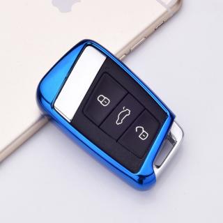 Luxria Car Key Case I - Ochranný obal pre klúče značky VW, Skoda, Seat (2) Farba: Modrá