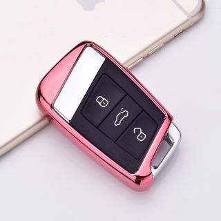 Luxria Car Key Case I - Ochranný obal pre klúče značky VW, Skoda, Seat (2) Farba: Ružová