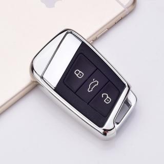 Luxria Car Key Case I - Ochranný obal pre klúče značky VW, Skoda, Seat (2) Farba: Strieborná
