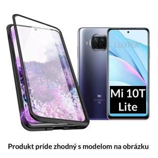 Luxria Double Glass Magnetic - Čierne presklené magnetické púzdro pre Xiaomi Pre Xiaomi: Mi 9 Lite