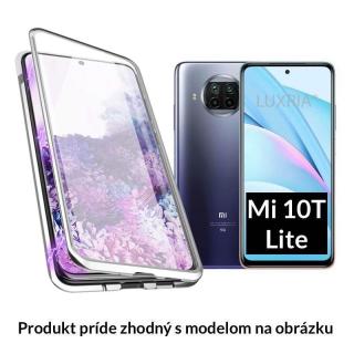 Luxria Double Glass Magnetic - Strieborné presklené magnetické púzdro pre Xiaomi Pre Xiaomi: Mi 9