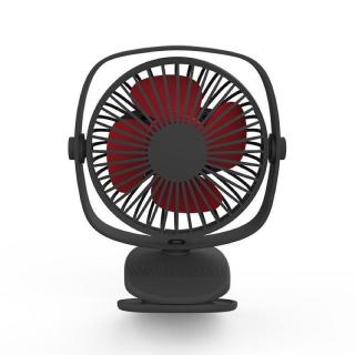 Luxria Lexie Fan - Čierny prenosný nabíjateľný ventilátor