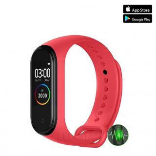 Luxria SportBand M4 - Červený inteligentný náramok