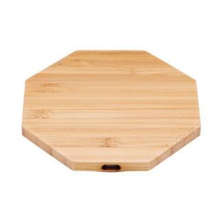 Luxria Wood ChargePad - Drevená bezdrôtová nabíjačka Hexagon 10W