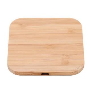 Luxria Wood ChargePad - Drevená bezdrôtová nabíjačka Štvorcová 10W