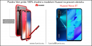 Magnetické púzdro Roybens Magnetic pre Huawei - Červené  + darček ochranné sklo a dotykové pero pre Huawei: Nova 5T