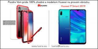 Magnetické púzdro Roybens Magnetic pre Huawei - Červené  + darček ochranné sklo a dotykové pero pre Huawei: P Smart 2019