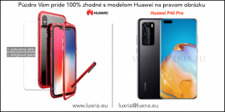 Magnetické púzdro Roybens Magnetic pre Huawei - Červené  + darček ochranné sklo a dotykové pero pre Huawei: P40 Pro