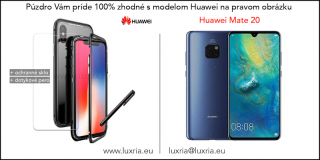 Magnetické púzdro Roybens Magnetic pre Huawei - Čierne  + darček ochranné sklo a dotykové pero pre Huawei: Mate 20