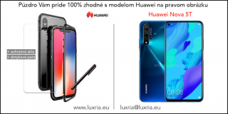 Magnetické púzdro Roybens Magnetic pre Huawei - Čierne  + darček ochranné sklo a dotykové pero pre Huawei: Nova 5T