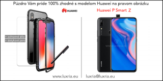 Magnetické púzdro Roybens Magnetic pre Huawei - Čierne  + darček ochranné sklo a dotykové pero pre Huawei: P Smart Z