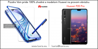 Magnetické púzdro Roybens Magnetic pre Huawei - Modré  + darček ochranné sklo a dotykové pero pre Huawei: P20 Pro