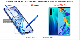 Magnetické púzdro Roybens Magnetic pre Huawei - Modré  + darček ochranné sklo a dotykové pero pre Huawei: P30 Pro