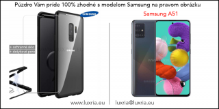 Magnetické púzdro Roybens Magnetic pre Samsung - Čierne  + darček ochranné sklo a dotykové pero Samsung: Galaxy A51